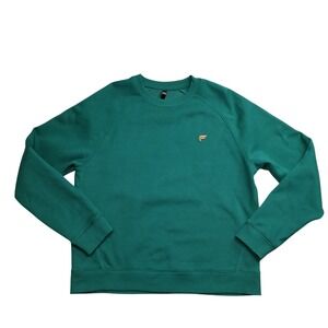 Fabletics Mens Fairway Green The Go To Crew Sweatshirt Size Large